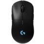 Logitech G PRO Wireless Gaming Mouse, HERO 16K Sensor, 16,000 DPI, RGB, Ultra Lightweight, 4 to 8 Programmable Buttons, Long Battery Life, On-Board Memory, Built for esport, PC / Mac - Black