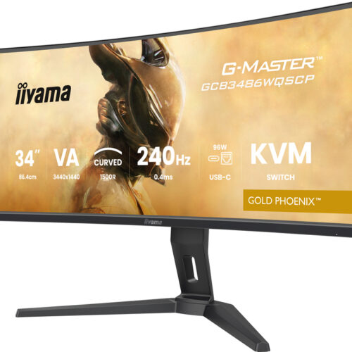 iiyama G-Master Gold Phoenix GCB3486WQSCP-B1 34″ Ultra Wide Quad HD 240Hz VA Gaming monitor
