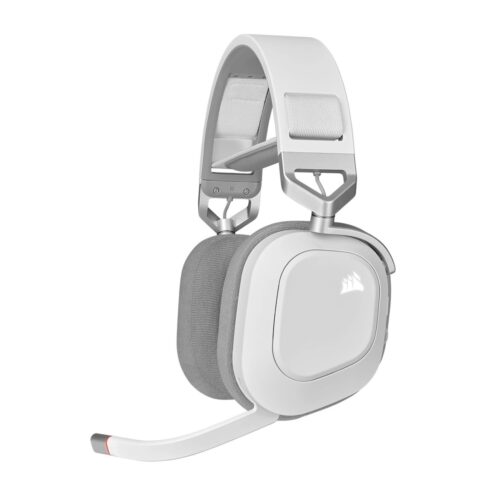 Corsair HS80 RGB Wireless Gaming Headset – White