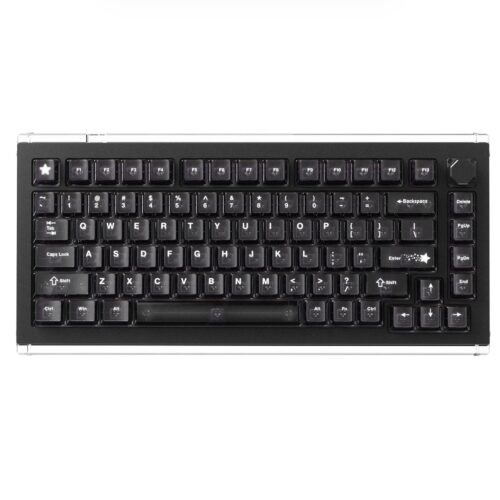 DrunkDeer A75 Master – Hall Effect Gaming Keyboard – Obsidian Black [TTC POM]