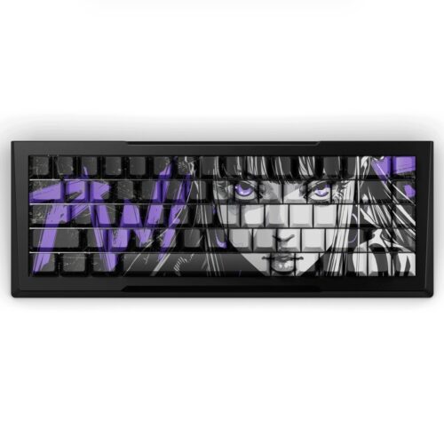 Pwnage Zenblade 65 V2 – Hall Effect Gaming Keyboard Nyomi Purple Edition – Black