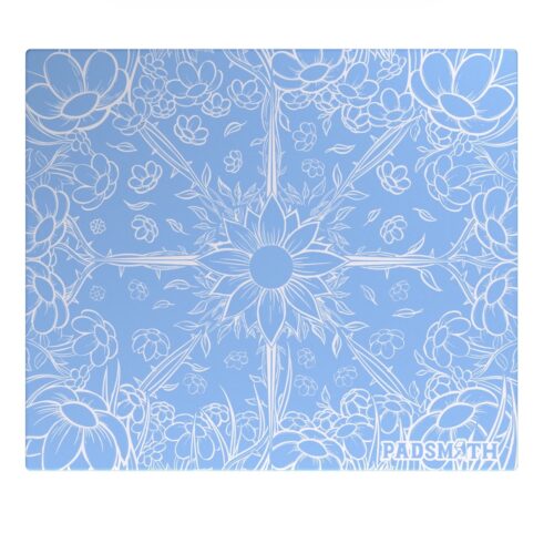 Padsmith Rosa Blue Glass Mousepad – Balanced V2